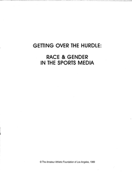 Getting Over the Hurdle Race & Gender in the Sports Media