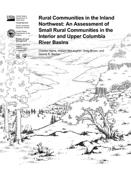 Rural Communities in the Inland Northwest: an Assessment of Small Rural Communities in the Interior and Upper Columbia River Basins