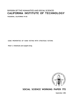 California Institute of Technology