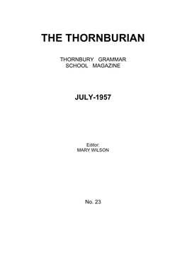 The Thornburian