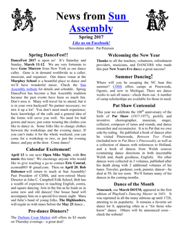 News from Sun Assembly