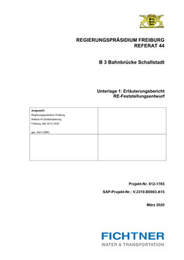 Regierungspräsidium Freiburg Referat 44 B 3