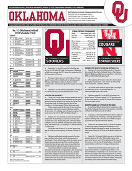 Sooners Cougars