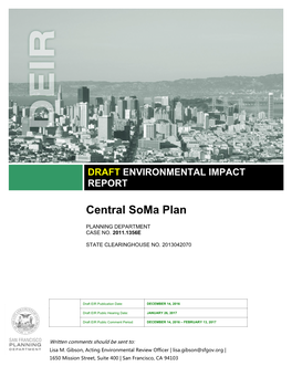 Central Soma Plan Draft