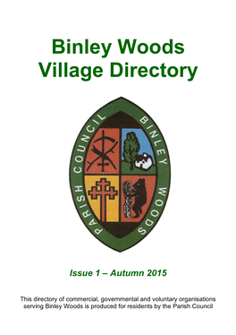 Binley Woods Village Directory