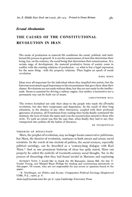 Abrahamian, Constitutional Revolution in Iran (1979).Pdf