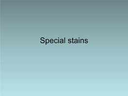 Special Stains Iron/Hemosiderin Prussian Blue