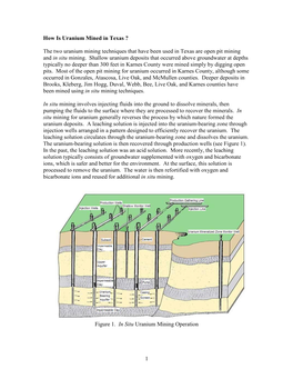 How Is Uranium Mined in Texas ?