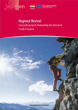 Regional Revival Successful Projects Financed by the Structural Funds in Austria