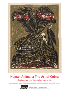 The Art of Cobra September 15 – November 20, 2016