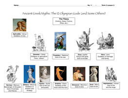 Ancient Greek Myths: the 12 Olympian Gods (And Some Others)