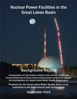 Nuclear Power Facilities in the Great Lakes Basin