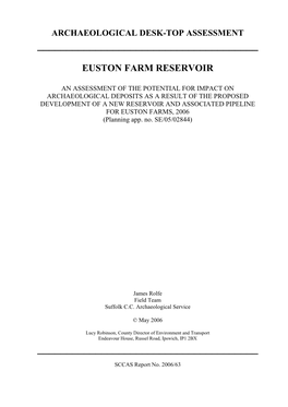 Euston Farm Reservoir