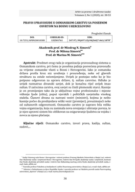 38 Pravo I Pravosuđe U Osmanskom Carstvu Sa