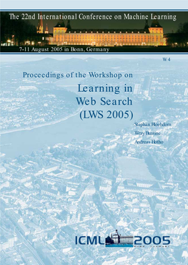 Proceedings of Learning in Web Search (LWS 2005)