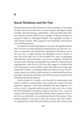 5 Social Relations and Kin Ties