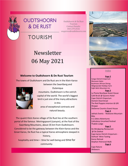 Newsletter 06 May 2021