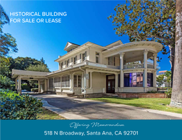 518 N Broadway, Santa Ana, CA 92701 HISTORICAL BUILDING