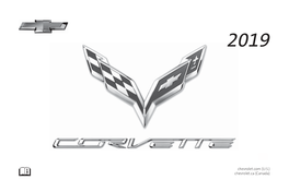 2019 Corvette Owners Manual