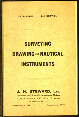 Surveying, Drawing and Nautical Instruments