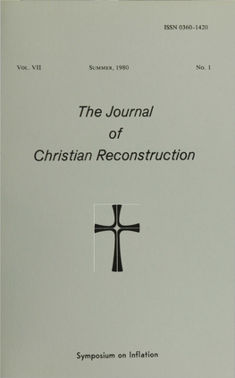 The Journal of Christian Reconstruction