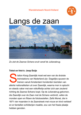 Langs De Zaan