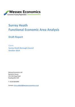 Surrey Heath Functional Economic Area Analysis