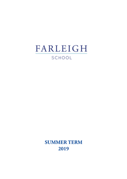 Summer Term 2019