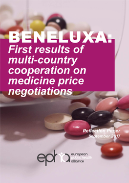 First Results of Multi-Country Cooperation on Medicine Price Negotiations