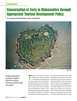 Conservation of Forts in Maharashtra Through Appropriate Tourism Development Policy Prof