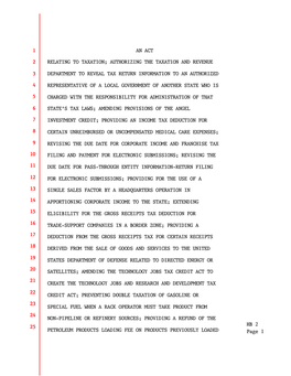 HB 2 PETROLEUM PRODUCTS LOADING FEE on PRODUCTS PREVIOUSLY LOADED Page 1 1 from a SOURCE OTHER THAN a REFINER OR PIPELINE TERMINAL;