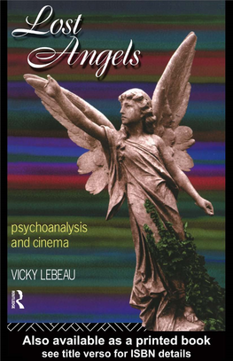 Lost Angels: Psychoanalysis and Cinema/Vicky Lebeau