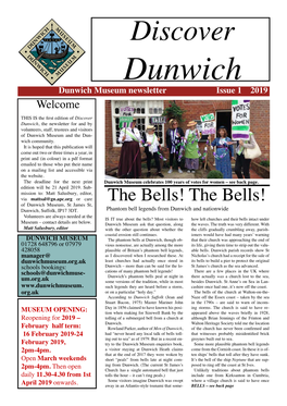 Discover Dunwich Newsletter Issue 1