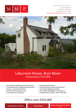 Laburnum House, Bryn Mawr Llanymynech, SY22 6PQ