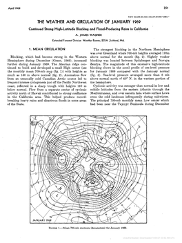 The Weather and Circulation of January 1969