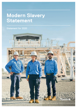 Modern Slavery Statement 1 Modern Slavery Statement