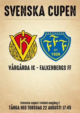 Vårgårda Ik - Falkenbergs Ff