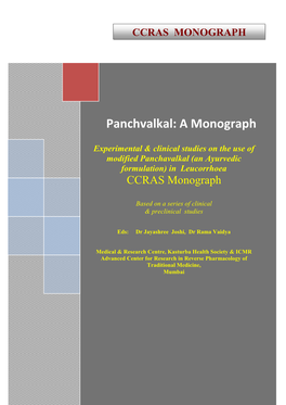 Panchvalkal: a Monograph