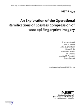 An Exploration of the Operational Ramifications of Lossless Compression of 1000 Ppi Fingerprint Imagery