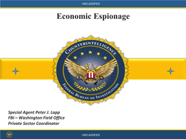 Economic Espionage