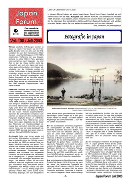 Fotografie in Japan