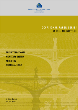 The International Monetary System After the Financial Crisis