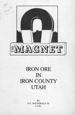 The Magnet, Iron Ore in Iron County