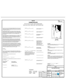 Plat of Fourwinds Drive North