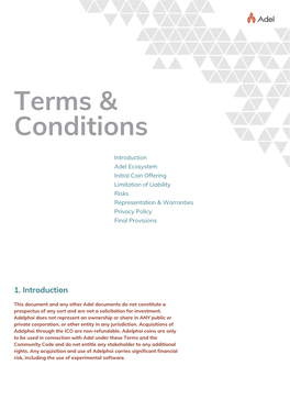 Terms & Conditions