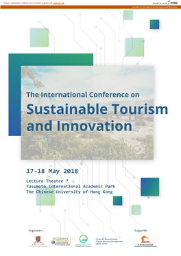 Sustainable Tourism and Innovation