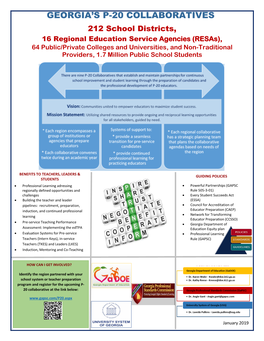 Georgia's P-20 Collaboratives