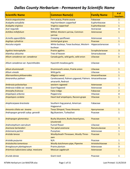 NTMN Herbarium List MASTER.Xlsx