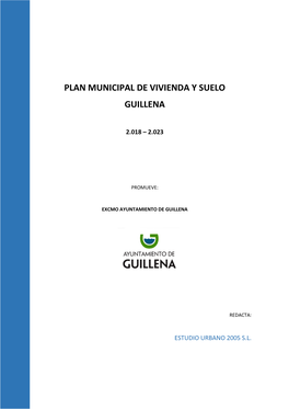 Plan Municipal De Vivienda Y Suelo Guillena