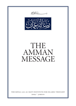 The Amman Message